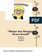 Pembelajaran kreatif