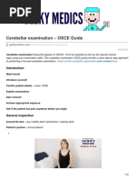 OSCE Checklist HINTS Exam | PDF | Self-Improvement