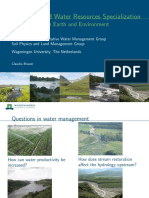 MEE Hydrology and Water Resources
