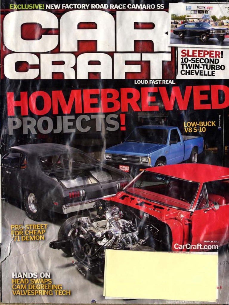 Car Craft 03 Mar 2011 | PDF | Engine Technology | Engines