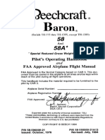 Beechcraft - Baron 58-58A Pilots Operating Handbook