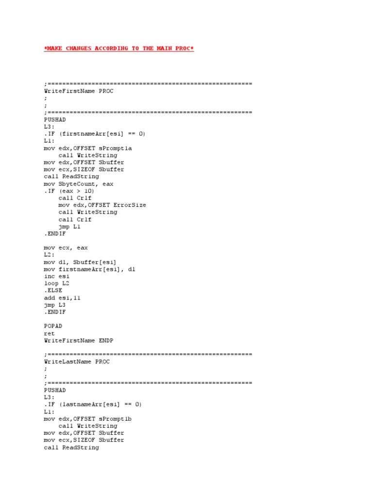 Assembly Procedures for Student Data Entry | PDF