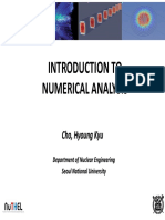 Introduction To Numerical Analysis: Cho, Hyoung Kyu Cho, Hyoung Kyu