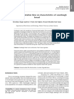 Influence of Fermentation Time On Characteristics of Sourdough Bread