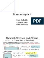 Stress Analysis Part 2
