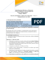 Guía de Actividades y Rúbrica de Evaluación - Tarea 5 - Composiciones Con Color