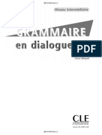 Grammaire en Dialogues Niveau Intermédiaire