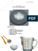 How To Make Acetone Peroxide