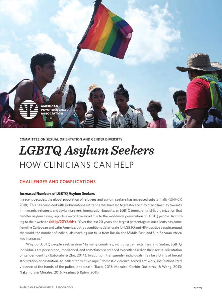 LGBTQ Asylum Seekers: How Clinicians Can Help | PDF | Refugee ...