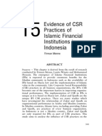 Evidence of CSR Practices of Islamic Financial Institutions in Indonesia