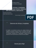 Gerencia de Cínicas y Hospitales