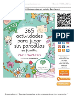 Descarga 365 Actividades para Jugar Sin Pantallas (Zazu Navarro)