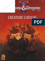 D&D Rules Cyclopedia - Creature Catalog