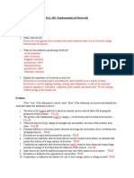 Fundamentals of Electricity: ELL 103 Course Overview