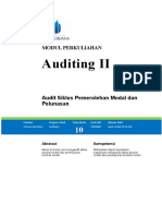 Modul Auditing II (TM10)
