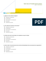 TEST de ACTITUDES PSICOLÓGICA (Concurso de Oposicion - Prueba de Aptitudes Psicologica)