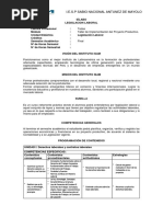 Silabo Legislación Laboral