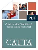 Children With Disabilities & Sexual Abuse Fact Sheet