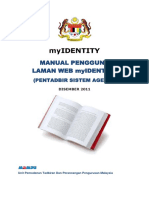 Manual Pengguna myIDENTITY Bagi Pentadbir Sistem Agensi