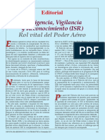 Inteligencia, Vigilancia y Reconocimiento (ISR) : Rol Vital Del Poder Aéreo