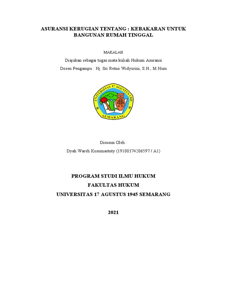 Makalah Asuransi PDF