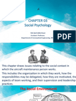 AEAS 455 CHAPTER 3 Social Psychology