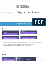 Option 1: Design A Linear Pattern