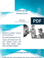 AEAS 455 - CHAPTER - 08 - Human Error