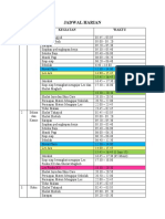 Jadwal Harian