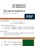 g9 Law of Radicals Lesson 3