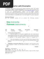 Playfair Cipher With Examples