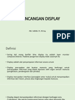 RANCANGAN DISPLAY