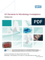 UK Standards For Microbiology Investigations: Catalase Test