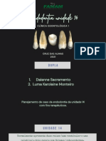 Planejamento de endodontia da unidade 14