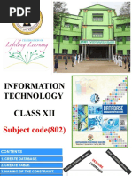 Information Technology 802 Class 12 Lesson 2 Operating Web