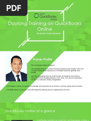 Daylong Training on QuickBooks Online
