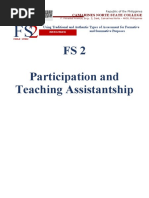 FS2 Participation and Teaching Assistantship