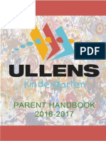 Ullens Kindergarten Handbook Overview