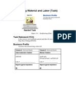 Backflushing Material and Labor (Task)