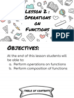 (Presentation) Lesson 2: Operations On Functions/Composition of Functions