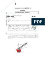 Examen Final 2021 II Sec Martes