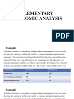 Lec#3 Elementary Economic Analysis