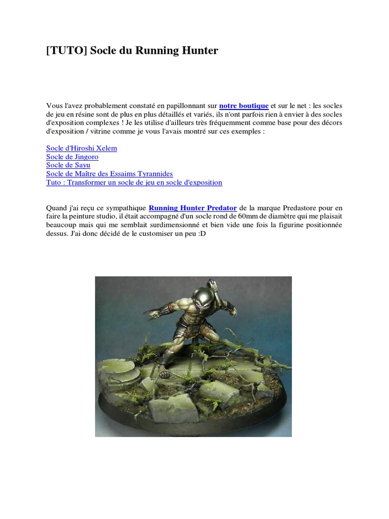 TUTO - Predator Running Hunter | PDF | Livres de cuisine, nourriture et ...
