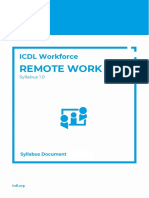ICDL Remote Work Module Syllabus
