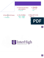 Week 11 Maths (Explore 1 & 2) - Scatter Graphs