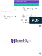 Week 14 Maths (lead) - Equations