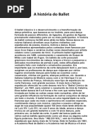 A história do Ballet
