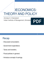 Macroeconomics: Theory and Policy: Anindya S. Chakrabarti Indian Institute of Management, Ahmedabad