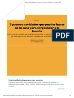 3 Postres Navideños Que Puedes Hacer en Tu Casa para Sorprender A La Familia - Tapas