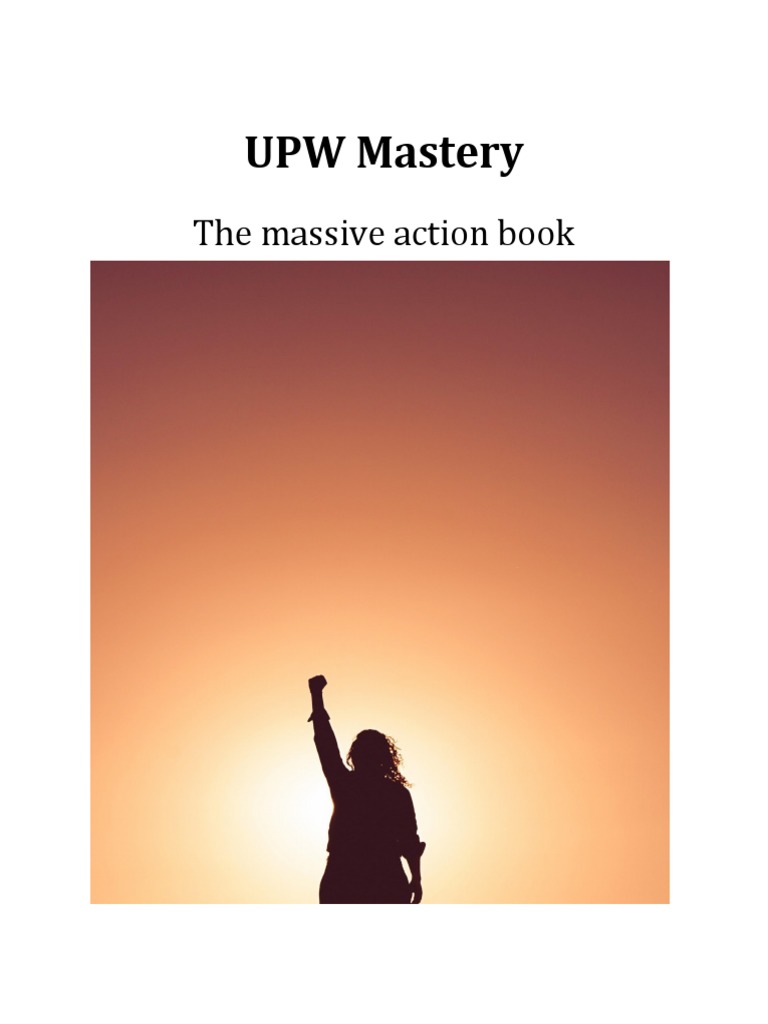 Action Plan UPW PDF Behavior Love